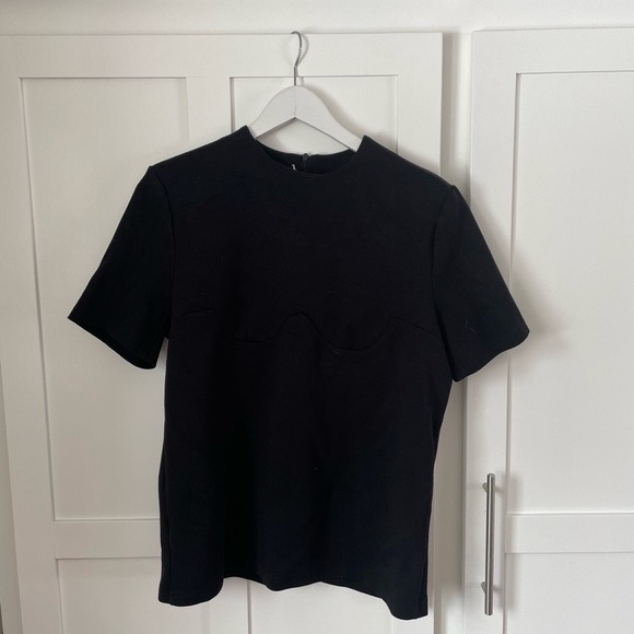 PUSHBUTTON $348 Bustier Tee Top Small 1 Medium - Picture 3 of 7